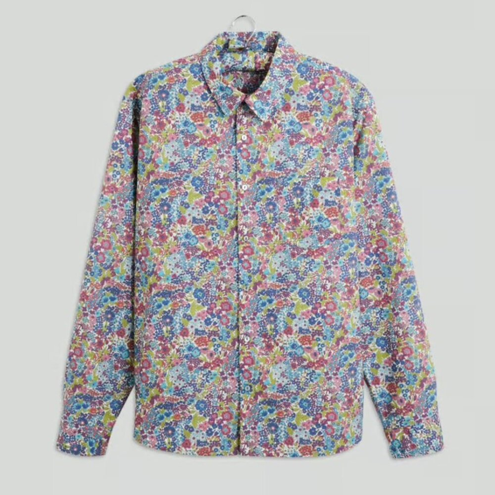 Beautiful man shirt in Liberty fabric by Monoprix